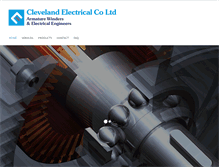 Tablet Screenshot of cleveland-electrical.co.uk